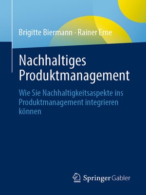 cover image of Nachhaltiges Produktmanagement